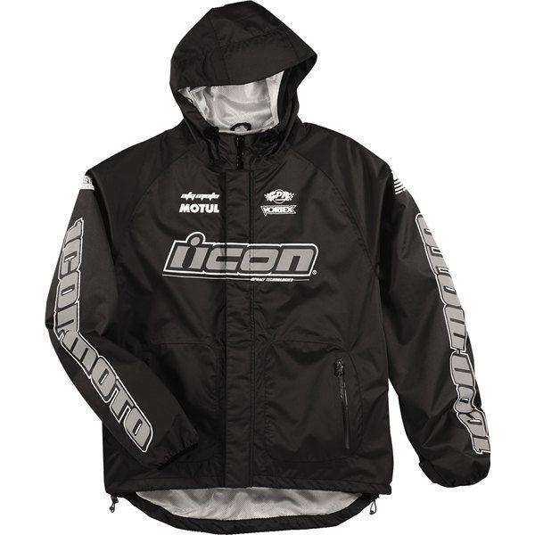 Black 3xl icon pdx waterproof rain jacket