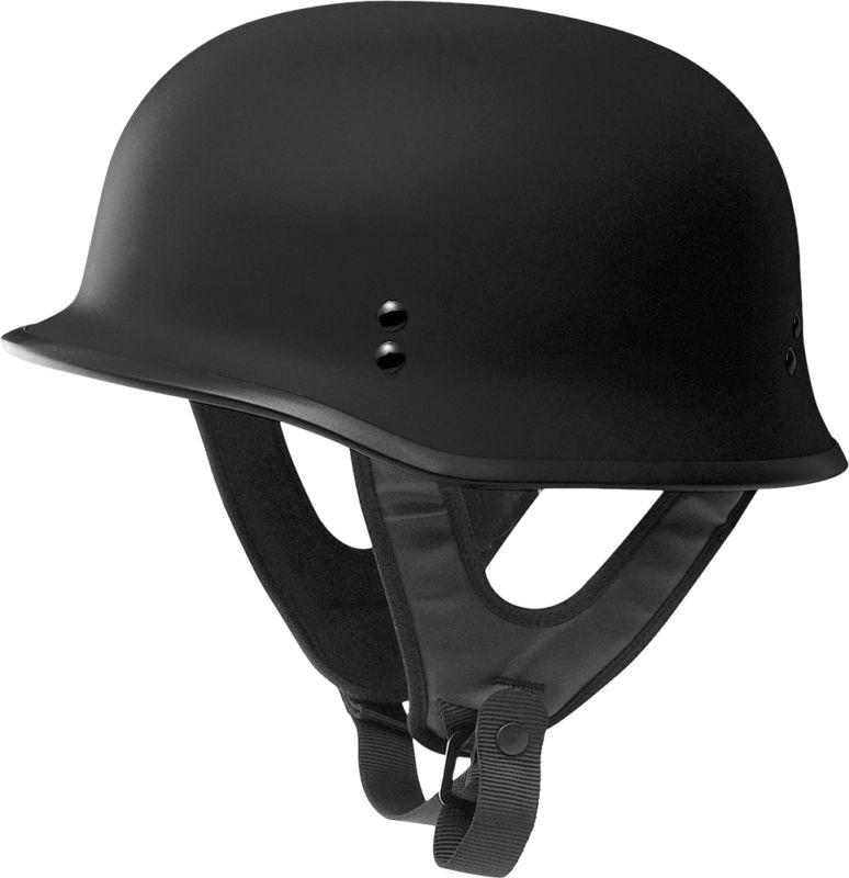 Fly racing 9mm motorcycle helmet flat black medium