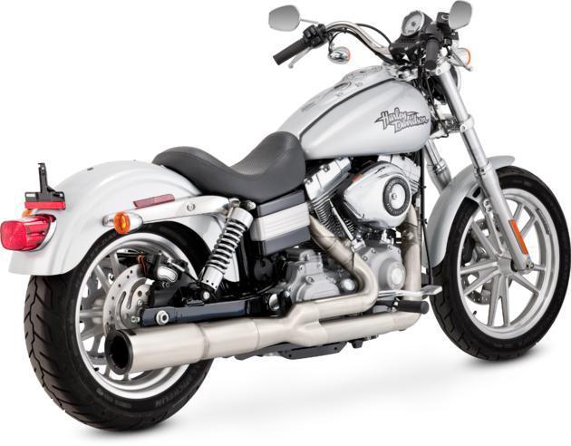 Vance & hines stainless high output 2-1 exhaust harley fxdse cvo dyna 2007