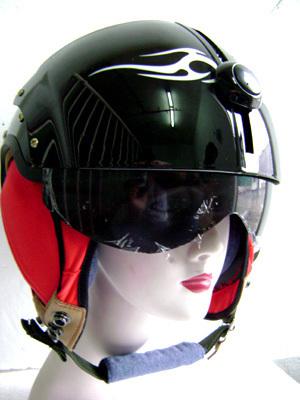 Jet fighter and helecopter masei helmet jack daniels edition 