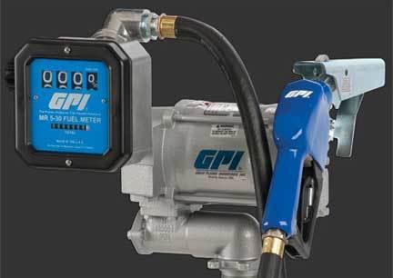 Gpi m-3120-al/mr 5-30-l6n 115v ac heavy duty fuel system-litres (assembled)