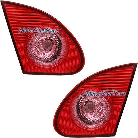 03-08 corolla tail lights trunk rear lamps right+left