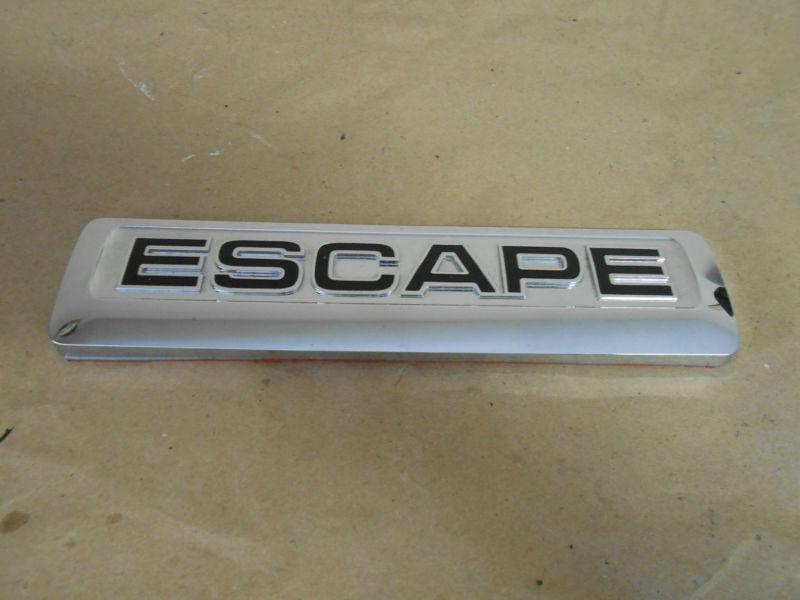 2008,09,10,11,12 ford escape lift gate liftgate emblem oem retaped free shipping