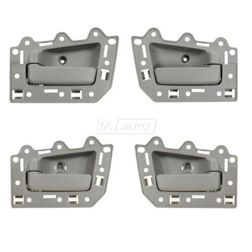 Front & rear inside beige door handle kit set of 4 for 05-10 grand cherokee