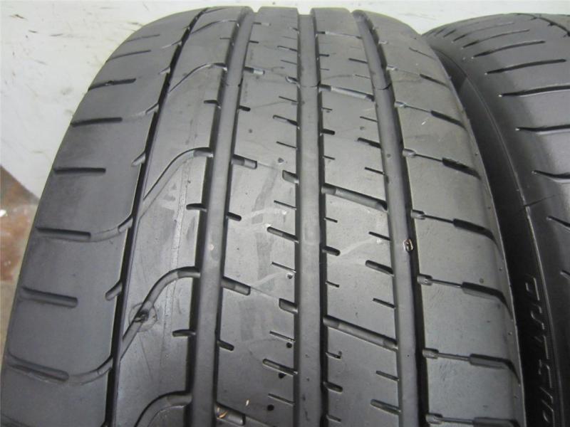 Pair of (2) 245/45r19 pirelli pzero tm run flat