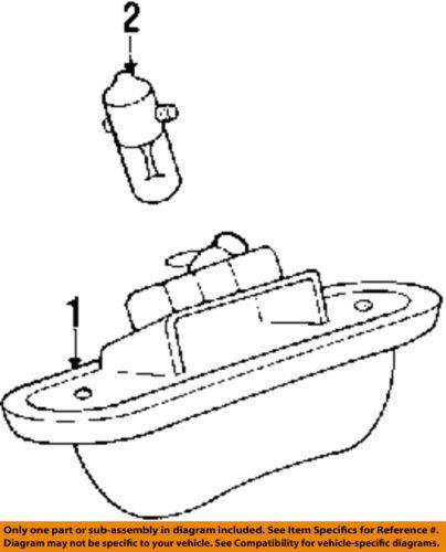 Volkswagen oem n0177172 side marker light bulb-bulb