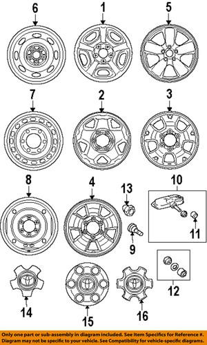 Toyota oem 044230e010 tire pressure sensor/part