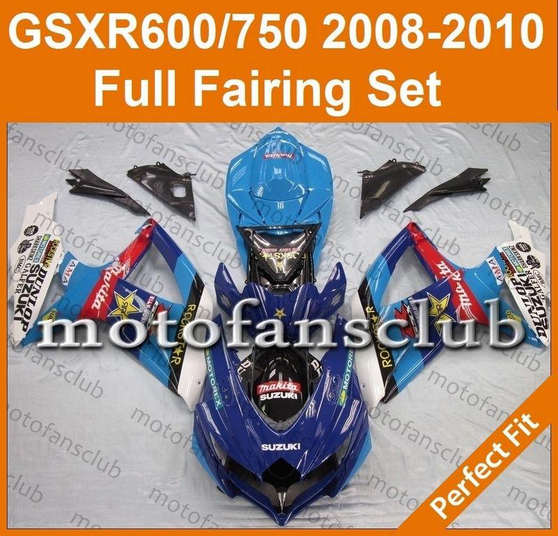 Fit suzuki gsxr 750 gsxr 600 08 09 10 gsx-r 2008 2009 2010 fairing #29 c