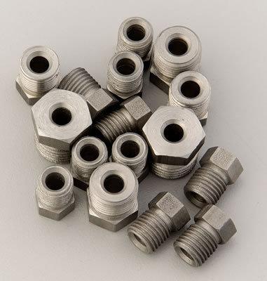 Summit 220237 fittings inverted flare stainless steel 3/16" tube set of 16