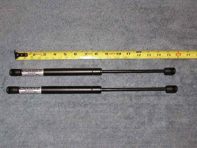 2ea 80lb 15" rv trailer van bus nitro-prop gas strut  spring lift shaft rod 80#