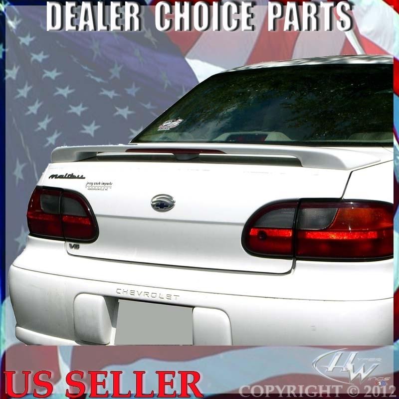 Chevy malibu 1997-2003 oem factory style spoiler wing primer with light