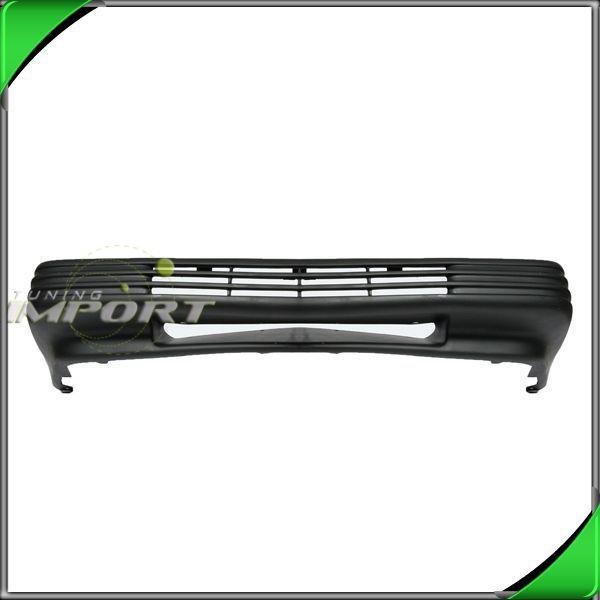 91-92 chevy cavalier front bumper cover replacement abs plastic non primed black